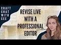 Watch a pro editor line edit in real-time
