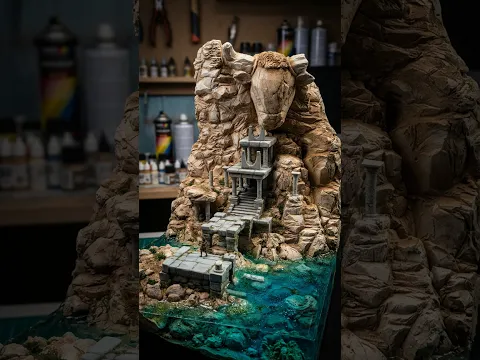 I Built This A Plague Tale Scene in Real Life #Shorts #art #miniature #figure #statue