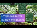 how to make drop down menu in html css in English how to make dropdown menu using bootstrap