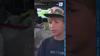 Boy asks to give away groceries for his birt ay present in Virginia