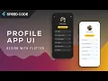 User Profile Screen Design - Flutter UI