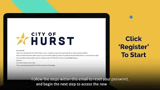 Utility Billing Payment Portal Registration