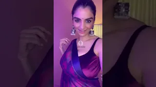 anveshi jain new saree live igudivya