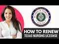 How To Renew Texas Nursing License 2025