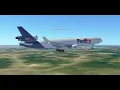 INFINITE FLIGHT FedEx MD-11 delivers to College Station TX
