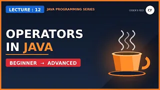 Operators in java Lec-12 Java tutorial for beginners in hindi Java in Hindi