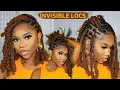 INVISIBLE LOCS TUTORIAL EASY METHOD PROTECTIVE STYLE CHEV B