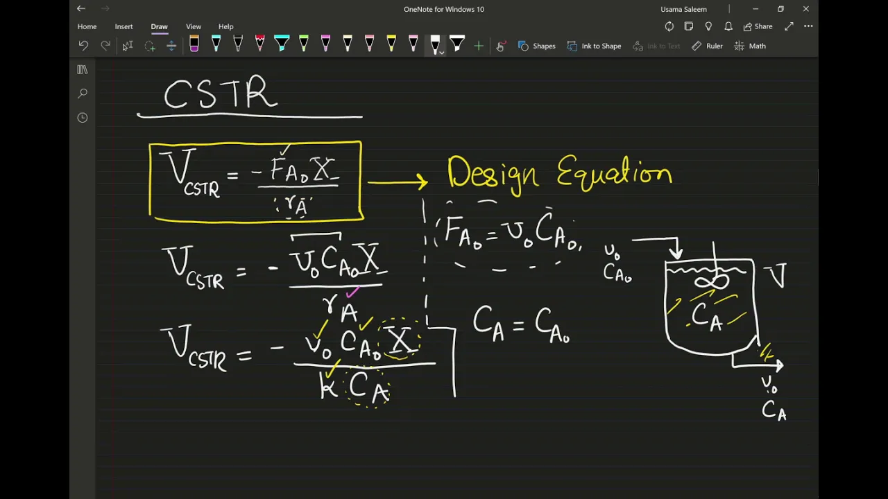 Sizing Reactors for Liquid Phase Reactions