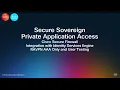 Secure Sovereign Private APP Access Cisco Secure Firewall Integration ISE RAVPN AAA User Testing