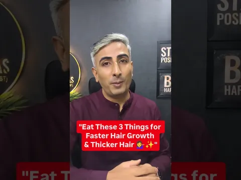 "Eat These 3 Things for Faster Hair Growth & Thicker Hair 💁‍♀️✨" #lewisiawellness