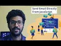 Send Email directly from JavaScript Tutorial Easy