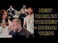 Hair Transplant with CBUM Dubai trip with RAW Nutrition Iain Valliere