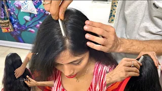 why the long hair girl wants to cut her long hair into head shave pretended haircut u0026 headshave