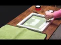 DIY using stencils and chalk paste