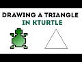 How to draw a Triangle in Kturtle Repeat Command