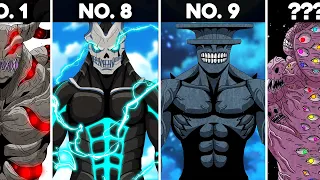 all 15 numbered kaiju in kaiju no 8 explained 