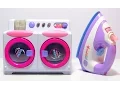 Lagu Twin Tub Toy Washing Machine with Iron Laundry Playset Unboxing and Review