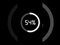 9:16, Loading Video Effect With Percentage Counter, black screen