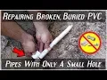 EASILY Repairing Broken PVC Pipes Least Amount Of Digging