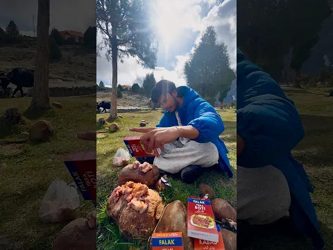 Grilling the JUICIEST BBQ in the Mountains #mountains #bbq #cooking