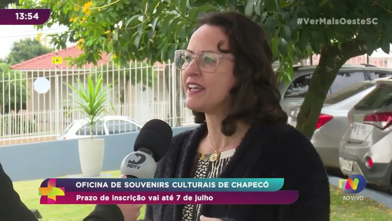 Oficina de “Souvenirs” culturais de Chapecó: prazo de inscrição vai até 7 de julho