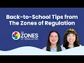 Back to School Tips from The Zones of Regulation