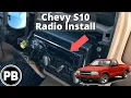 1998 - 2004 Chevy S10 Blazer Sonoma Radio Install