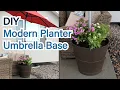 Modern Planter Umbrella - DIY