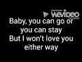 Chris Stapleton   Either Way Lyrics