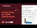 Demo Genie Code for Dashboards