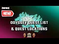 Fortnite NEW Odyssey Quest List Quest Locations
