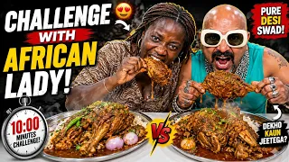 CHALLENGE WITH AFRICAN LADY!