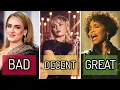 Lagu BAD Vs Decent Vs GREAT Belts (Vocal Technique)