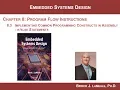 8 3 c - MSP430 Program Flow Instructions