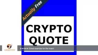 Cryptoquote - Cryptogram Puzzles
