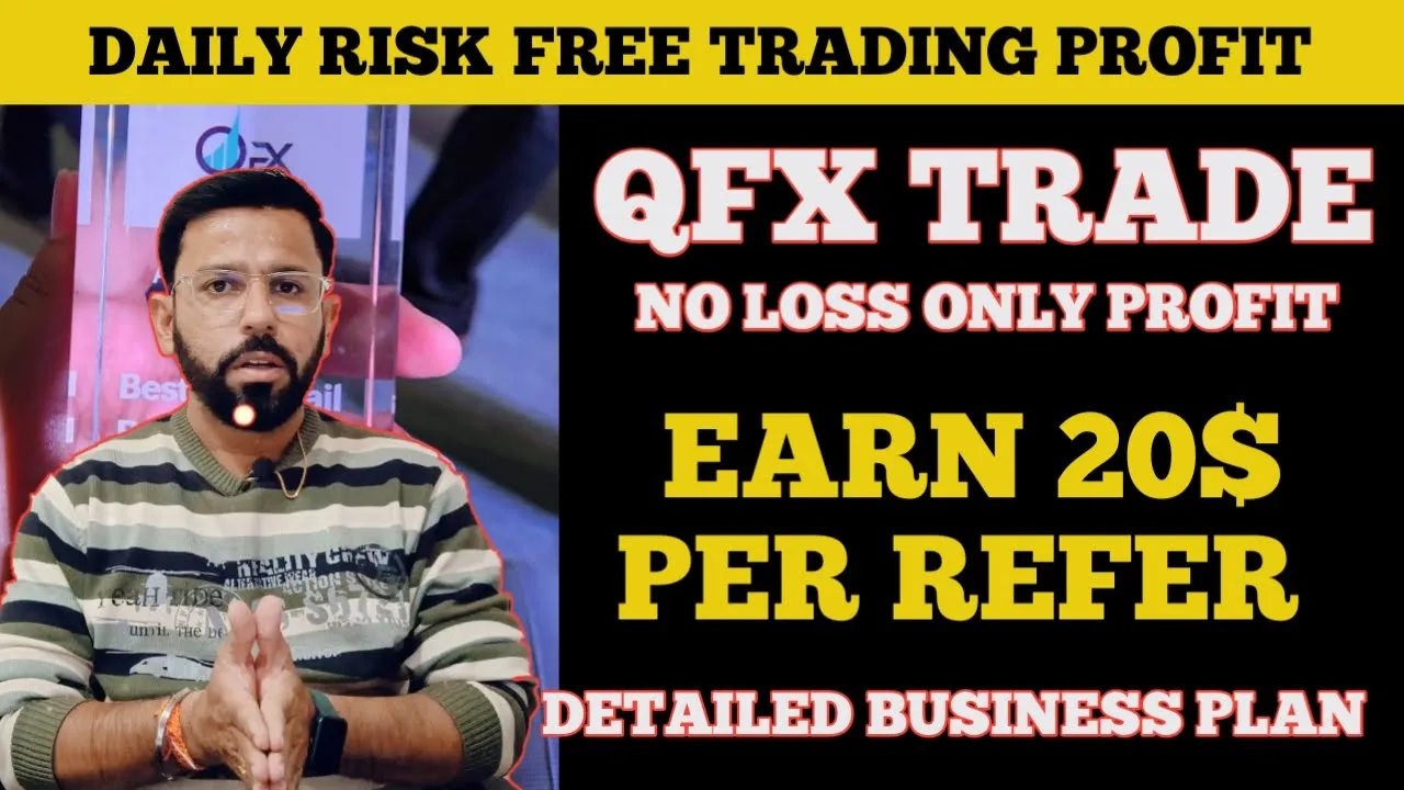 QFX Business Plan | 7 Types of Income | Earn 20$ Per Refer | ROBO FOREX TRADING | Best Forex Plan |