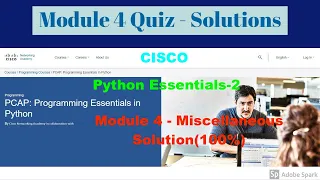 4 - Miscellaneous 100 Essentials in Python 2021