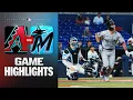 D-backs vs Marlins Game Highlights 26 MLB Highlights
