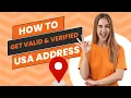 Finding a Valid USA Address Verifying It Through USPS