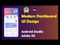 Android UI Design Mobile dashboard UI Tutorial material design android studio