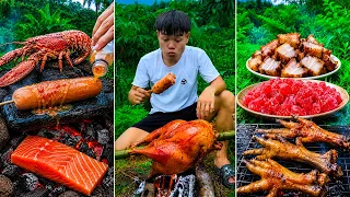 Best real food ever! | Grilled Whole Chicken, Spicy Lychee | TikTok Funny Videos