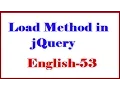 Load Method in jQuery English-53-vlr training