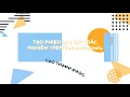 Ung dung day hoc - Tao phieu bai tap trac nghiem tren liveworksheets co ban de dung don gian