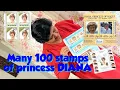 Huge Collection Stamps of Princess Diana LilaXplore