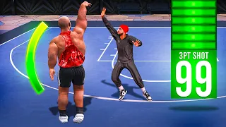 What A 300 POUND Build 99 3PT Rating Looks Like