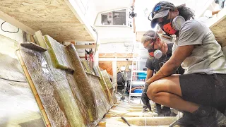 Cutting Open our 50yr old sailboat… again | Step 354