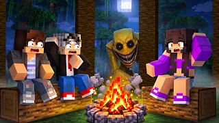 KORKUNÇ ORMANDA 24 SAAT KAMP YAPTIK! - Minecraft