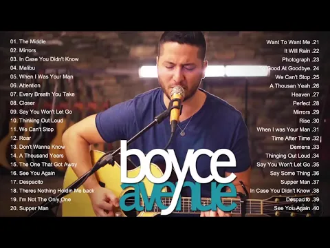 Download MP3 Boyce Avenue Greatest Hits - Boyce Avenue Acoustic playlist 2020