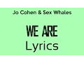 Jo Cohen \u0026 Sex Whales - We Are [Lyrics]