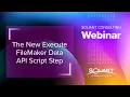 The New Execute FileMaker Data API Script Step